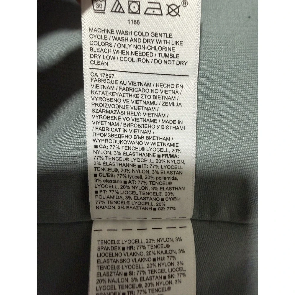 Athleta Eastbound Blazer Gray Sage Jacket Women's Size‎ 14